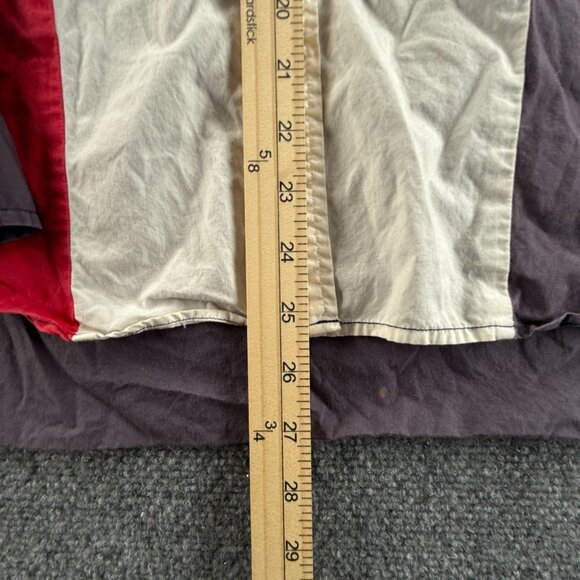 VTG Tommy Hilfiger Women Colorblock Button Up Shirt Size 14 Colorful Y2K 90s - Picture 5 of 16